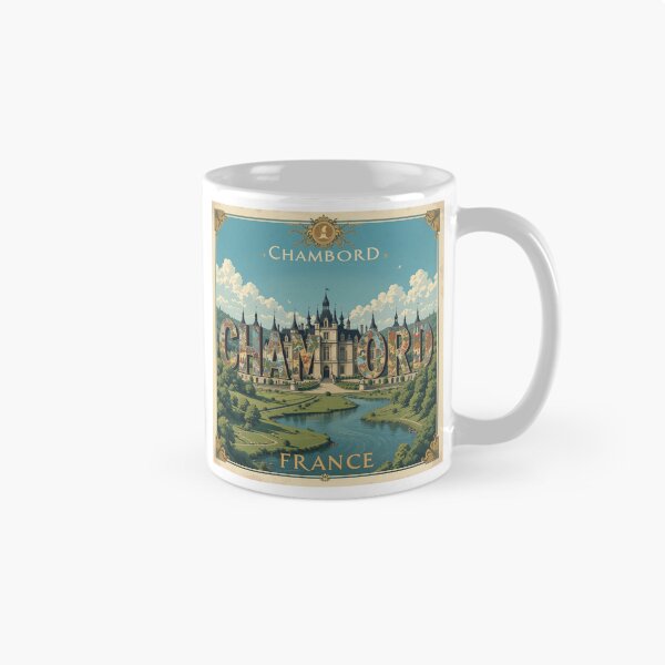 Item preview, CHAMBORD - Vintage Poster | Tribute to the Château de la Loire and its Renaissance Majesty designed and sold by Artful Impression.
