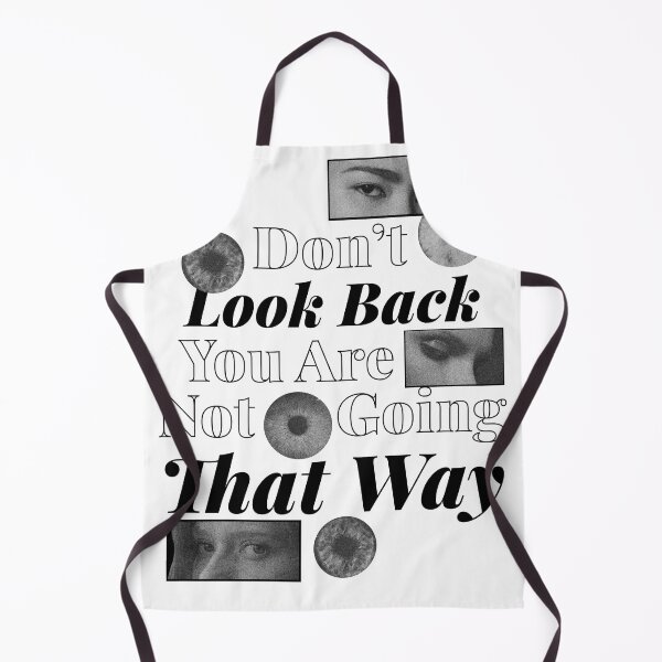 Item preview, Don't Look Back Motivational Quote designed and sold by TurtleDojo.