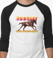 Justify: 2018 Triple Crown Men's Baseball ¾ T-Shirt