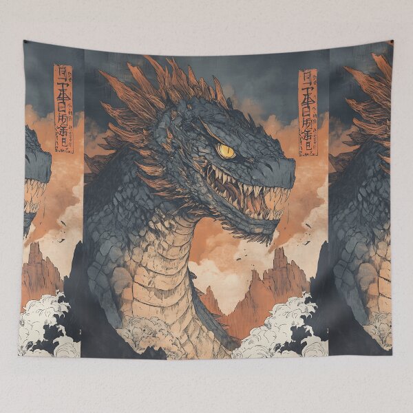 Item preview, Retro Japanese Kaiju Monster designed and sold by bapupa.