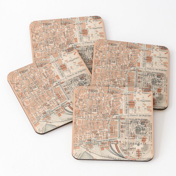Item preview, Barcelona (El Born) 1913: based on original city map (no AI!), vintage travel poster, wall art, Spain, Catalonia designed and sold by RetroTraveller.
