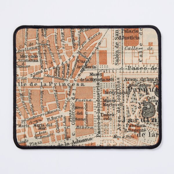 Item preview, Barcelona (El Born) 1913: based on original city map (no AI!), vintage travel poster, wall art, Spain, Catalonia designed and sold by RetroTraveller.