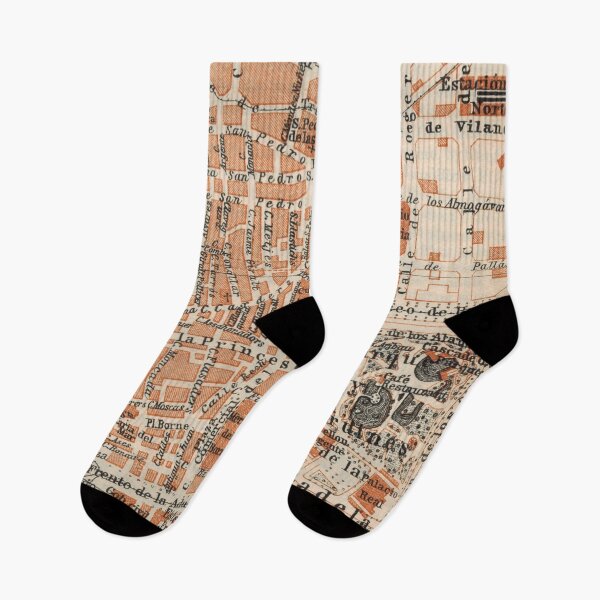 Item preview, Barcelona (El Born) 1913: based on original city map (no AI!), vintage travel poster, wall art, Spain, Catalonia designed and sold by RetroTraveller.