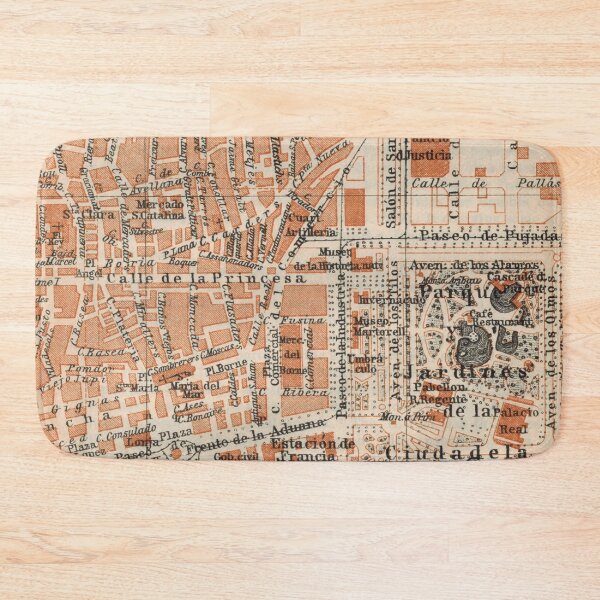 Item preview, Barcelona (El Born) 1913: based on original city map (no AI!), vintage travel poster, wall art, Spain, Catalonia designed and sold by RetroTraveller.