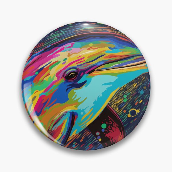 Item preview, Dolphin Popart designed and sold by RedHandedOD.
