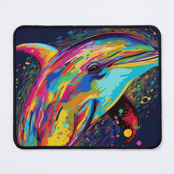 Item preview, Dolphin Popart designed and sold by RedHandedOD.
