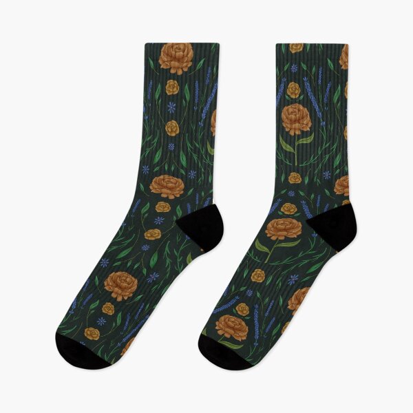 Item preview, Bold symmetrical floral pattern designed and sold by -Lily-Anne-.