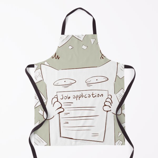 Item preview, A Nervous Cat Job-Hunting designed and sold by Mobile's Blue Sky.