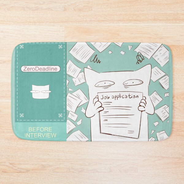 Item preview, A Nervous Cat Job-Hunting designed and sold by Mobile's Blue Sky.