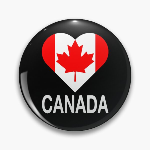 Item preview, Canada Flag Maple Leaf Heart designed and sold by Jeallan Designs.