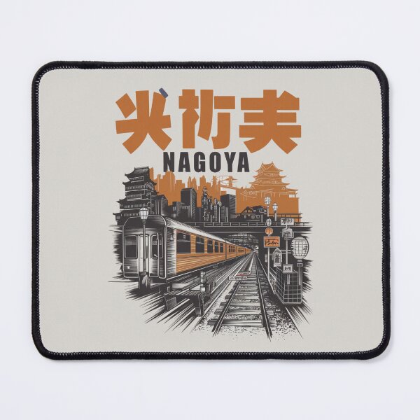 Item preview, Nagoya Skyline – Retro Industrial Charm designed and sold by SignumShop.