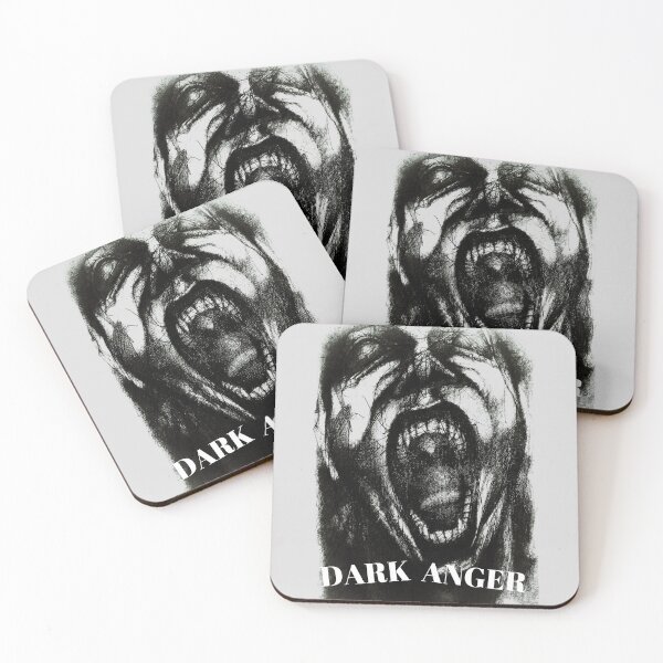 Item preview, Visceral Rage - Dark Anger Themed Dark Art & Intense Emotion Illustration designed and sold by Anomaly Effect.