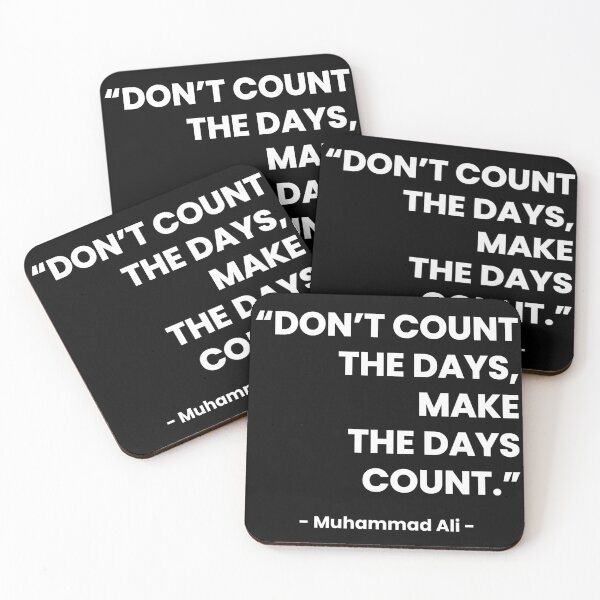 Item preview, Copy of  "Make the Days Count" Motivational Quote designed and sold by Doodle Whimsy.