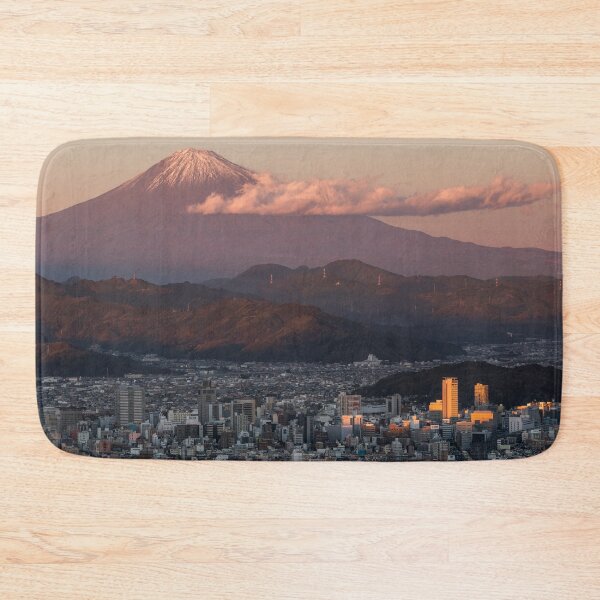 Item preview, Mount Fuji with Shizuoka City at Sunset designed and sold by Jordan McChesney.