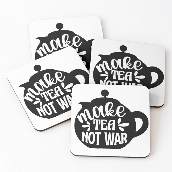 Item preview, Make Tea Not War - Peaceful Tea Lover Design designed and sold by BogskyShop.