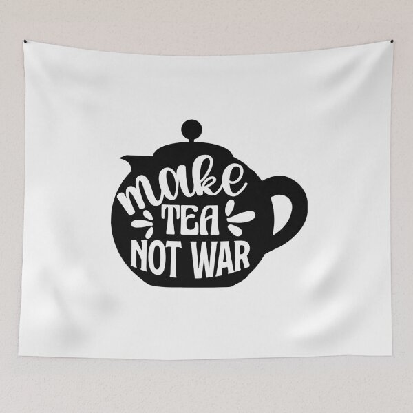 Item preview, Make Tea Not War - Peaceful Tea Lover Design designed and sold by BogskyShop.