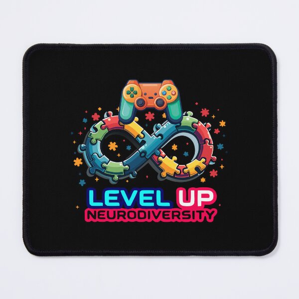 Item preview, Autism Awareness Level Up Neurodiversity Acceptance Infinity Symbol Game Controller designed and sold by CreativePodArt.