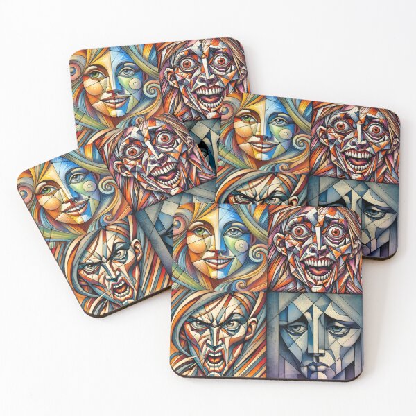 Item preview, Four emotions of a woman in one second. designed and sold by adamlach88.