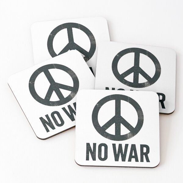 Item preview, No War - Minimalist Peaceful Protest Design designed and sold by BogskyShop.