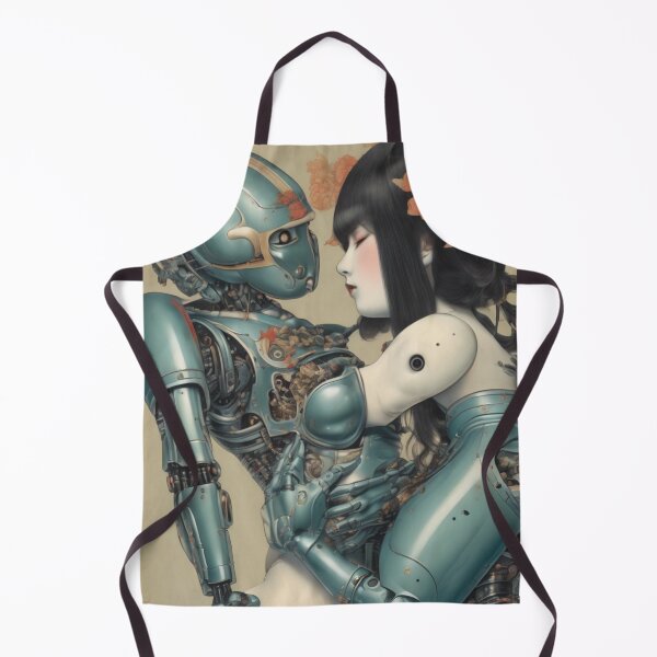 Item preview, Robot Shunga Hybrid Imitation Japanese Erotica | #150 designed and sold by NickWhittleArt.