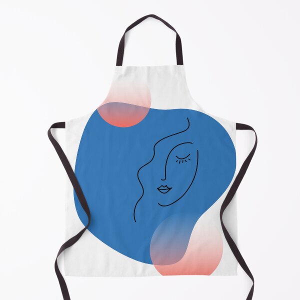 Item preview, Color Block Face: Blue and Orange designed and sold by 45CreativeClub.