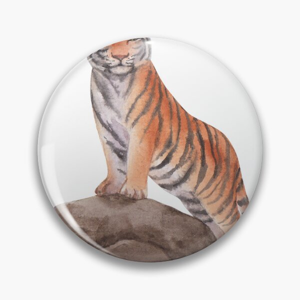 Item preview, tiger sticker designed and sold by hsstudio2025.
