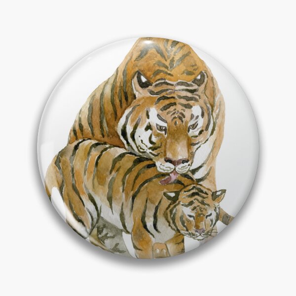 Item preview, tiger sticker designed and sold by hsstudio2025.