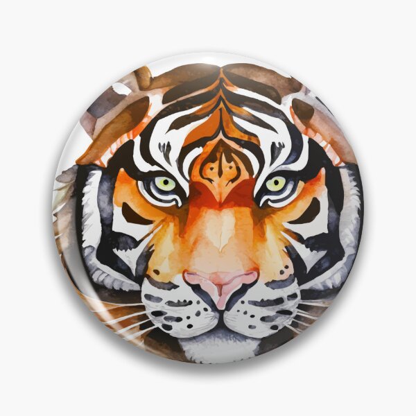 Item preview, tiger sticker designed and sold by hsstudio2025.