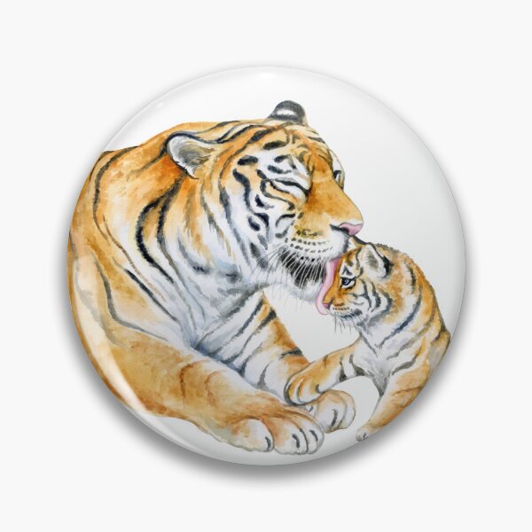 Item preview, tiger sticker designed and sold by hsstudio2025.
