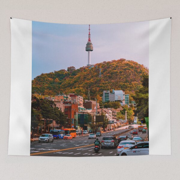 Item preview, Seoul Nearing Sunset - Namsan Tower designed and sold by Jordan McChesney.