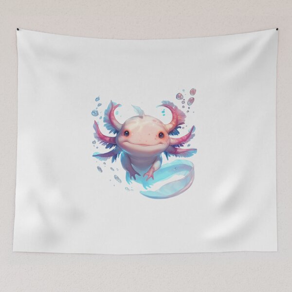 Item preview, Cute happy friend Axolotl designed and sold by PatternFly.