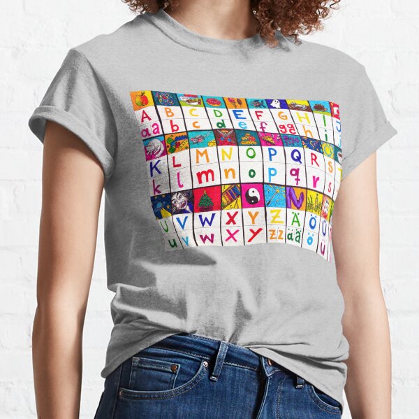 Item preview, Colorful alphabet board – Learn the German alphabet in a playful way designed and sold by Cinnamon 1995.