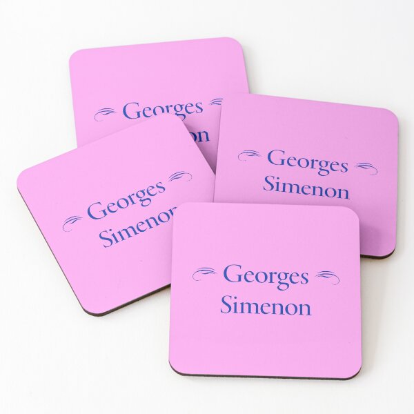 Item preview, George Simenon designed and sold by CharlottePlaceArt.