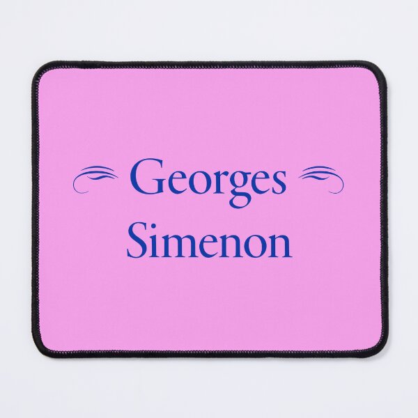 Item preview, George Simenon designed and sold by CharlottePlaceArt.