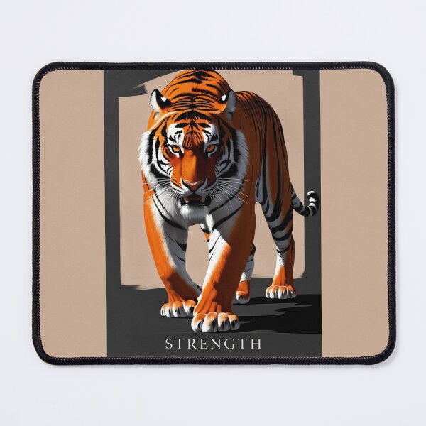 Item preview, Strength – Majestic Tiger Animal Art for the Fearless designed and sold by AIKNOCKTECK.