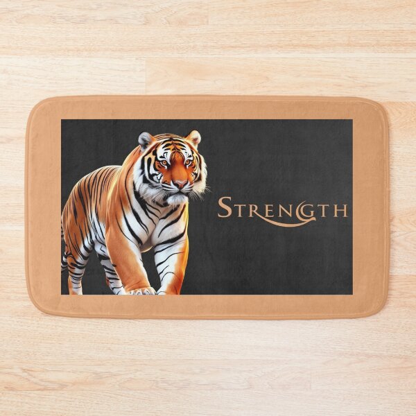 Item preview, Strength – Majestic Tiger Animal Art for the Fearless designed and sold by AIKNOCKTECK.