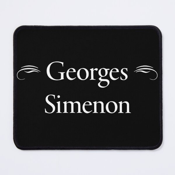 Item preview, Georges Simenon designed and sold by CharlottePlaceArt.