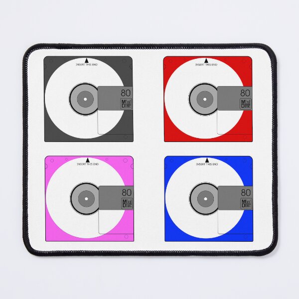 Item preview, 4 MiniDisc with transparent centers for color to show through designed and sold by MiniDiscTech.