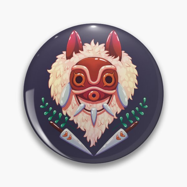 Item preview, Princess Mononoke Iconic Mask - Studio Ghibli Inspired Art designed and sold by --Myia--.