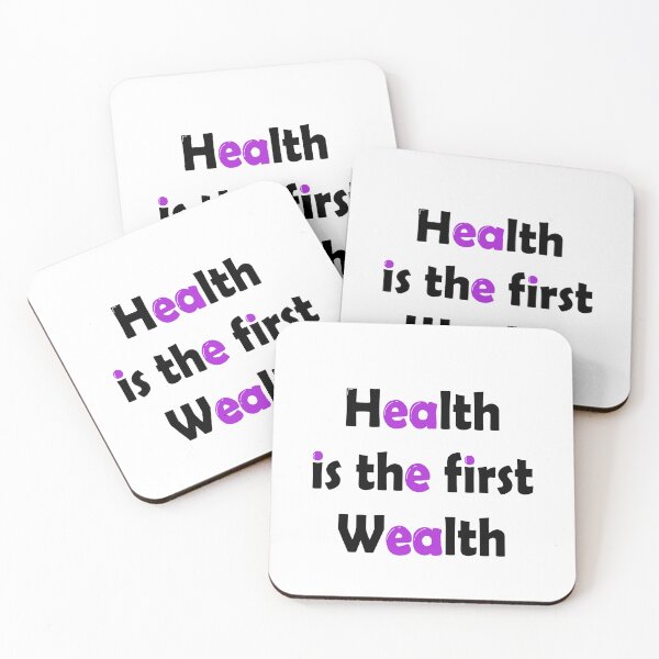 Item preview, health is the first wealth (world health day) designed and sold by simpleima.