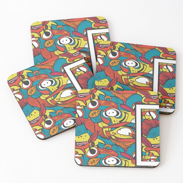 Item preview, Colorful Vintage Retro Abstract Pattern designed and sold by AlinaSCorner.