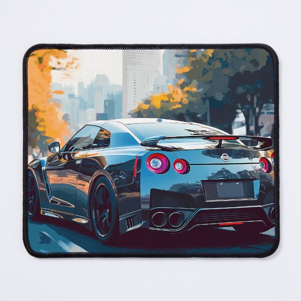 Item preview, Stealth Icon – Gunmetal Grey Nissan GT-R V-Spec R35 Pop Art IV designed and sold by AutoPopStudio.