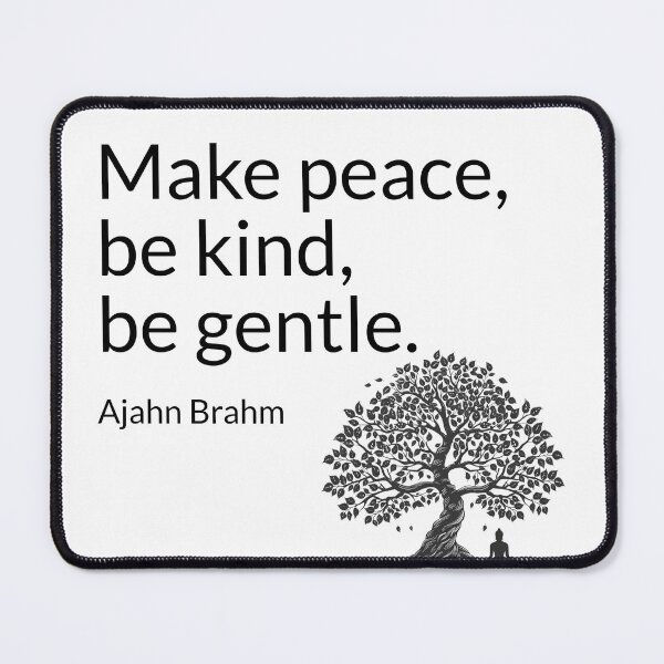 Item preview, Make peace, be kind, be gentle. designed and sold by KindfulQuotes.