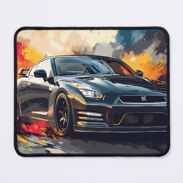 Item preview, Stealth Icon – Gunmetal Grey Nissan GT-R V-Spec R35 Pop Art V designed and sold by AutoPopStudio.