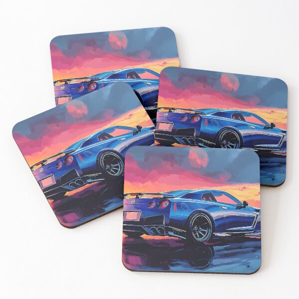 Item preview, Blue Thunder – Nissan GT-R V-Spec R35 Pop Art designed and sold by AutoPopStudio.