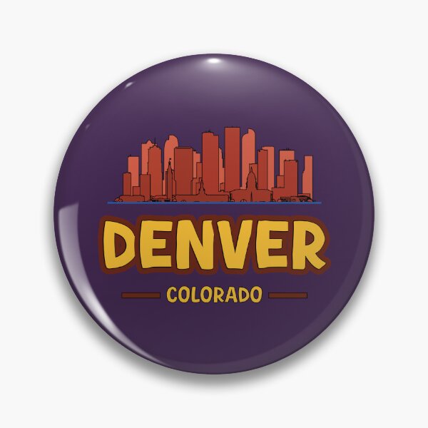 Item preview, Denver colorado city skyline designed and sold by Donutlovers.