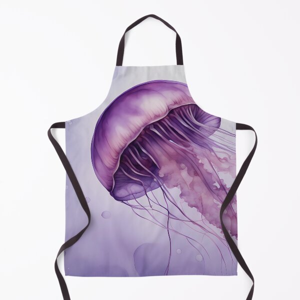 Item preview, Purple Jellyfish in Ocean designed and sold by CalmnessbyChoice.