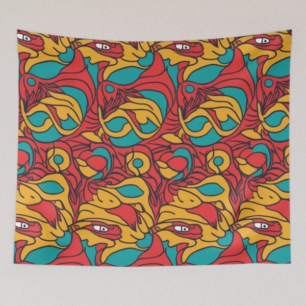 Item preview, Colorful Vintage Retro Abstract Pattern 2 designed and sold by AlinaSCorner.