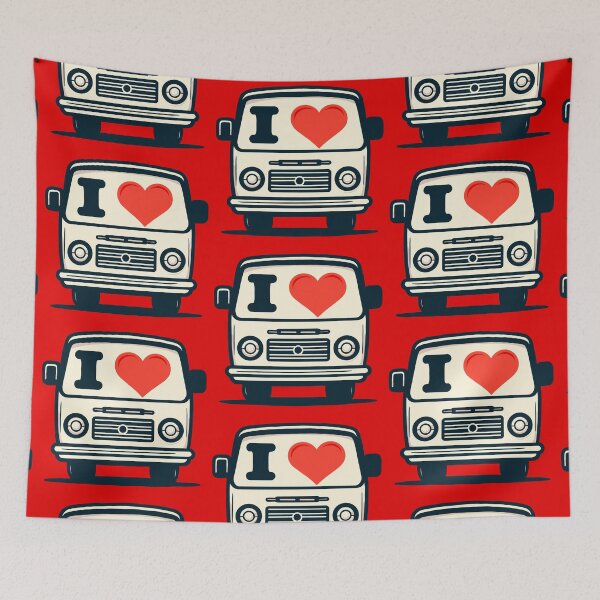 Item preview, Love My Campervan – The Ultimate Road Trip Design designed and sold by FunnehGacha.