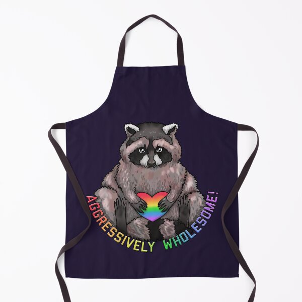 Item preview, Aggressively Wholesome Raccoon designed and sold by Art by Veya.